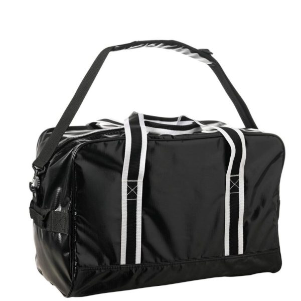 Sleek Black Duffel Bag