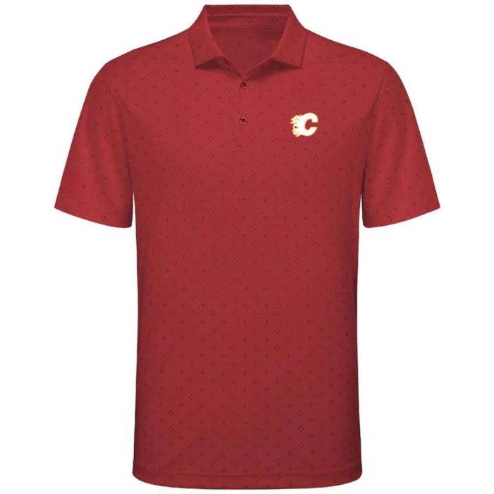 Calgary Flames Red Polo Shirt