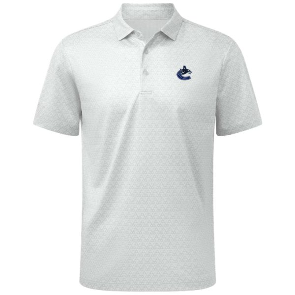 Vancouver Canucks White Polo Shirt