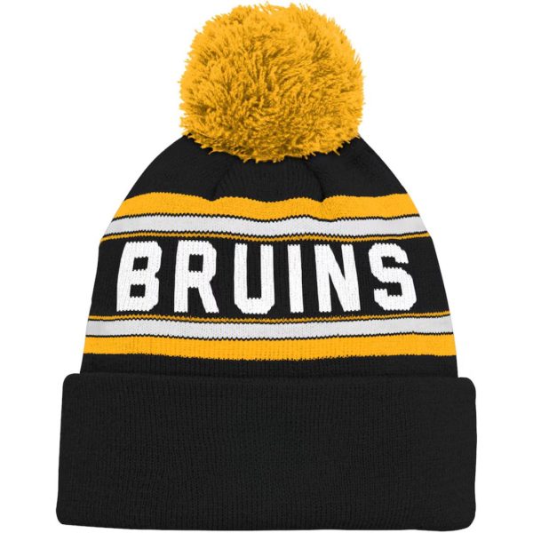 Boston Bruins Pom Knit Beanie