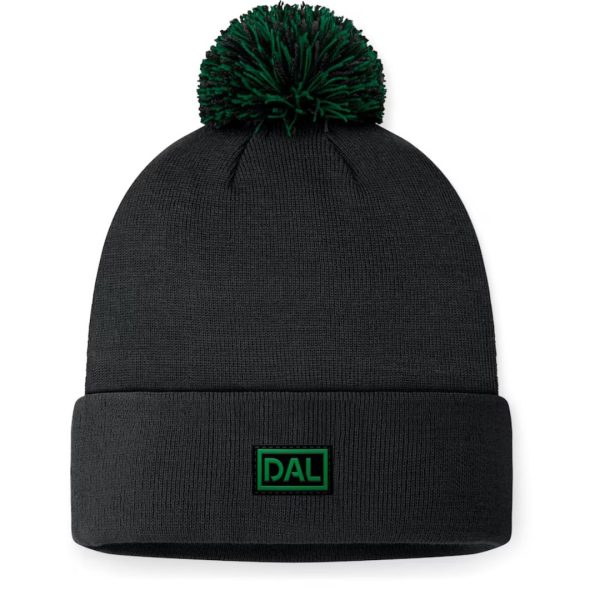 Dallas Stars Black Knit Beanie