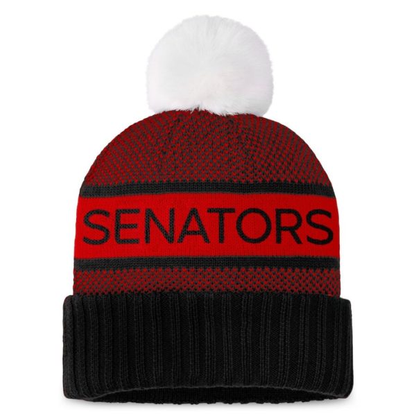 Ottawa Senators Red and Black Knit Beanie