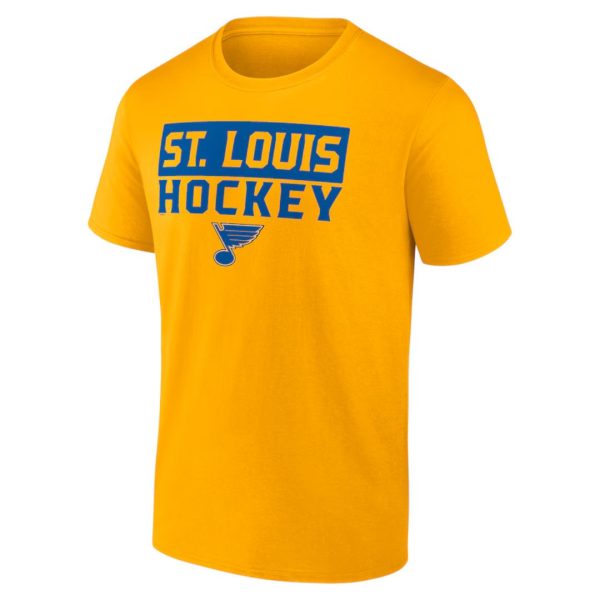 St. Louis Blues Bright Yellow T-shirt